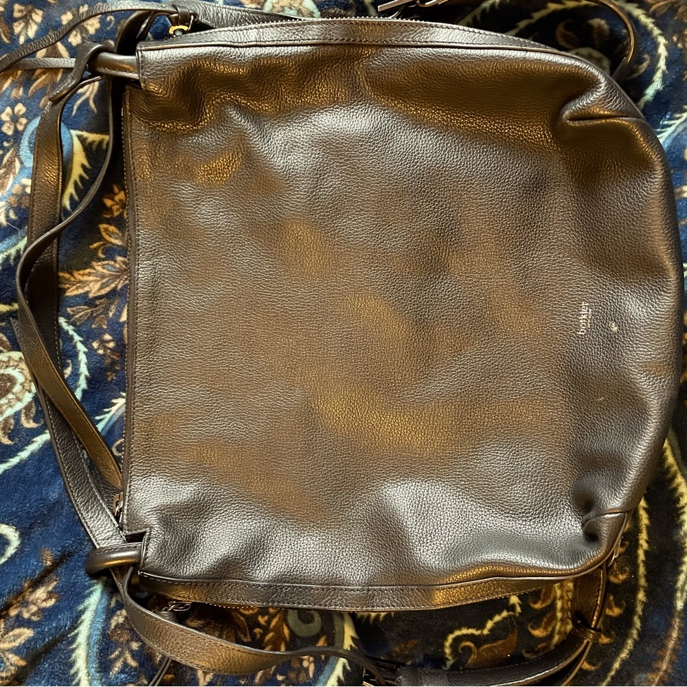 Botkier New York black leather backpack